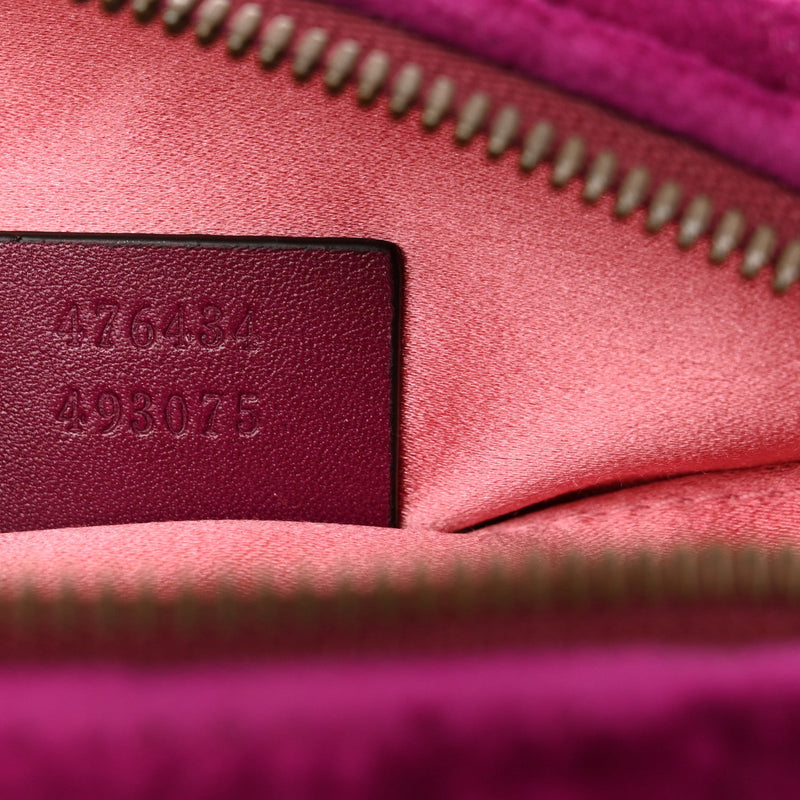 Velvet Matelasse Gg Marmont Belt Bag 85