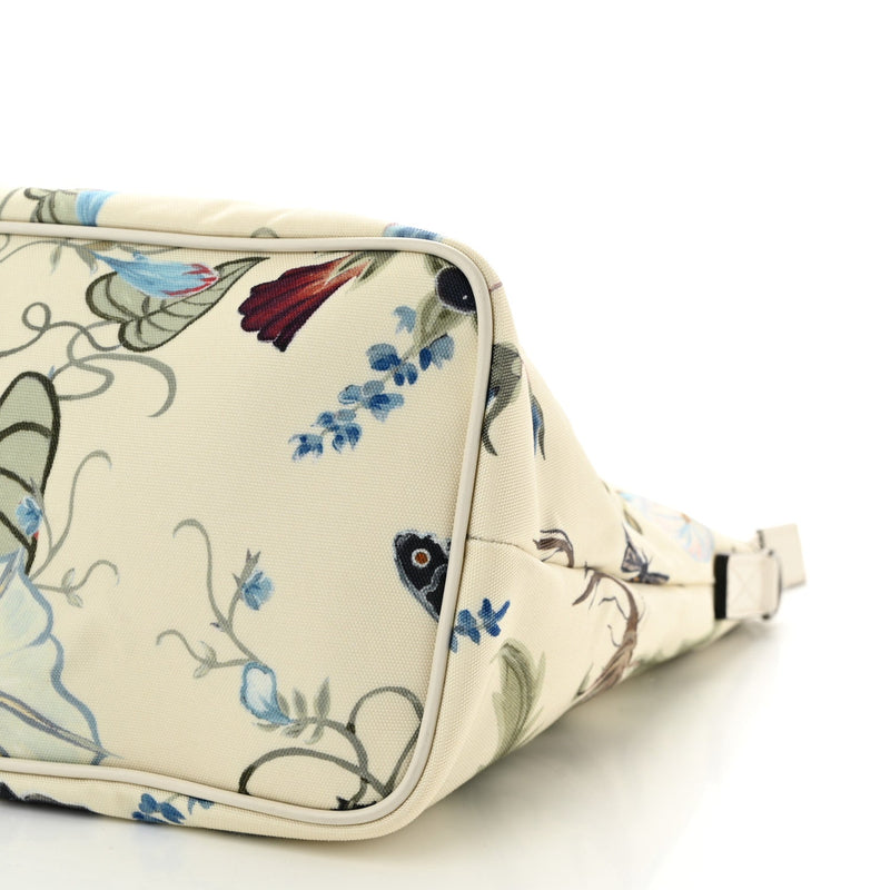 Canvas Flora Knight Medium Zippered Tote