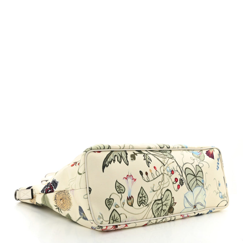 Canvas Flora Knight Medium Zippered Tote