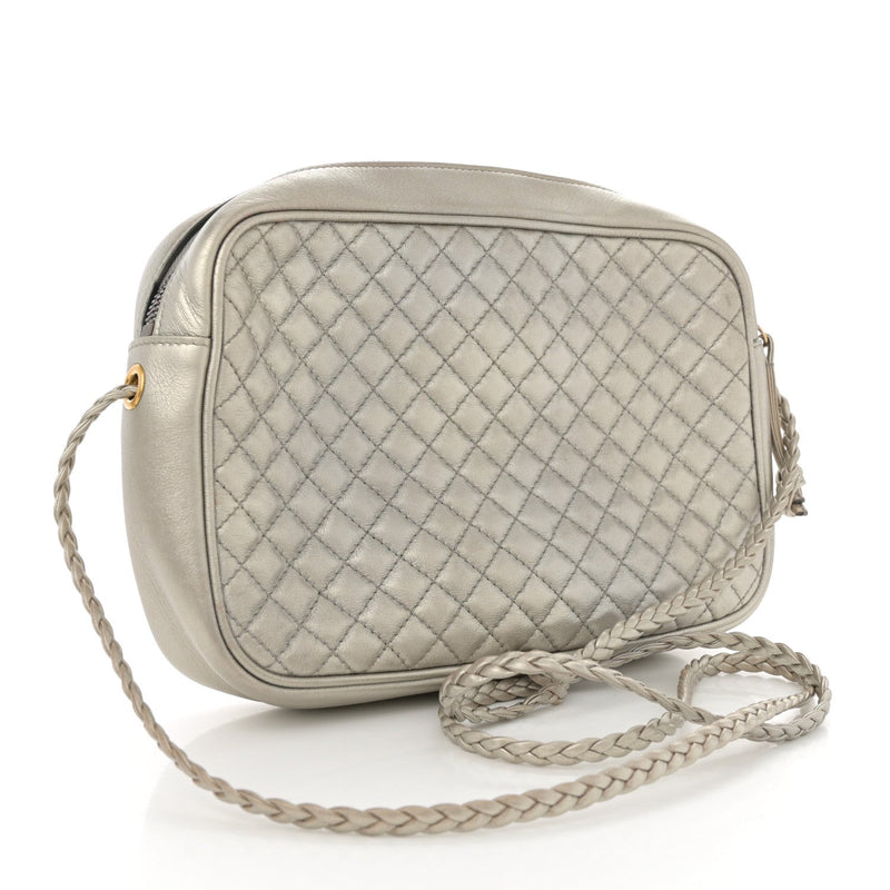 Laminated Nappa Web Trapuntata Small Gg