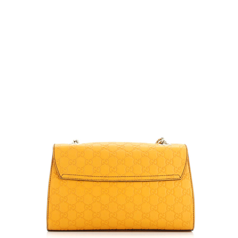 Emily Chain Flap Bag Guccissima Leather