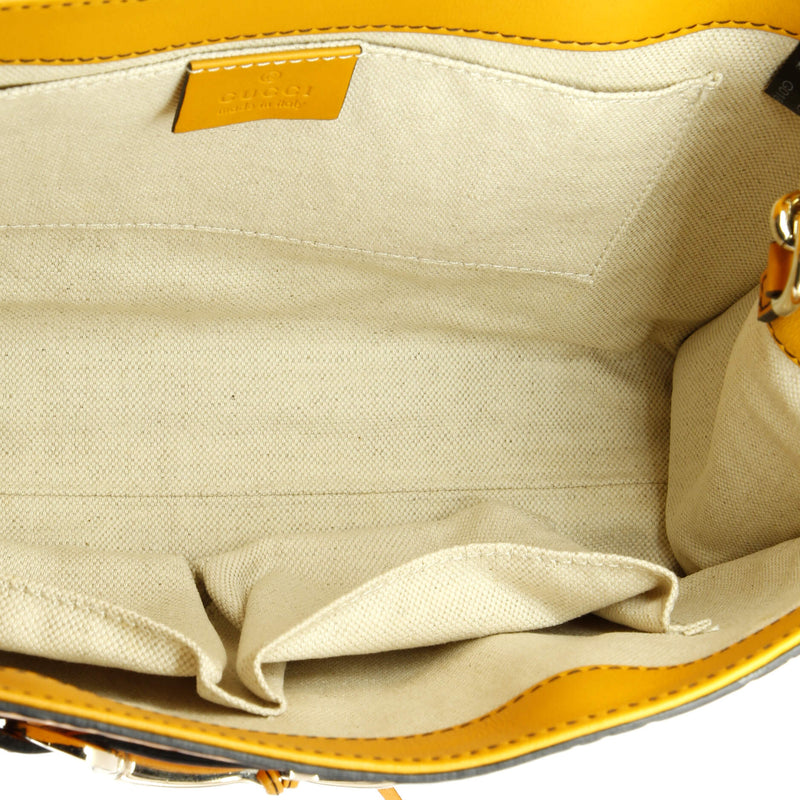 Emily Chain Flap Bag Guccissima Leather