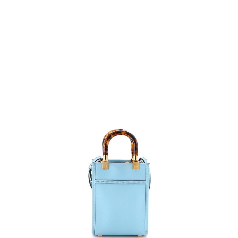 Sunshine Shopper Tote Leather Mini