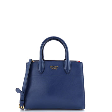 Bibliotheque Tote Saffiano With City