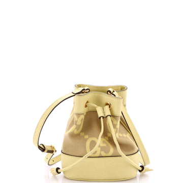 Ophidia Bucket Bag Jumbo Gg Canvas With