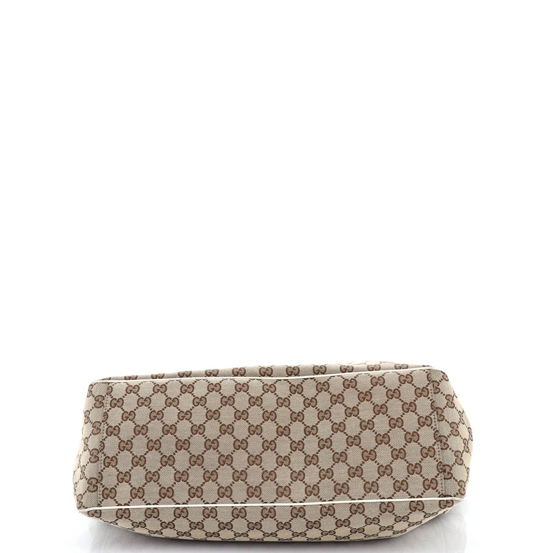 Positano Tote Gg Canvas Large