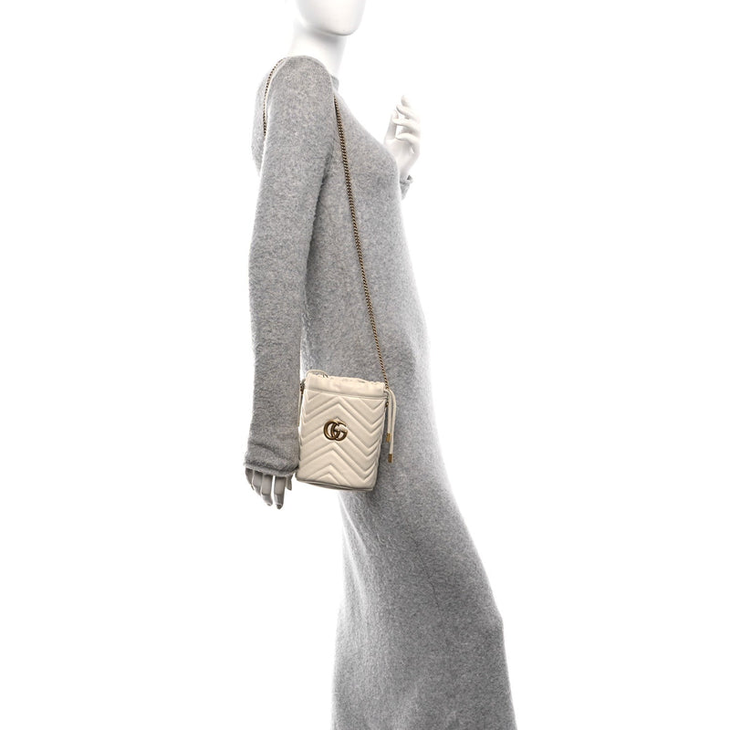 Calfskin Matelasse Mini Gg Marmont 2.0