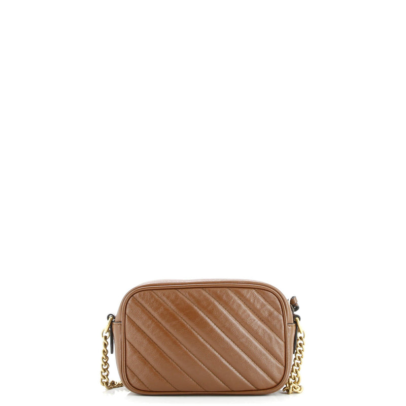 Gg Marmont Shoulder Bag Diagonal Quilted