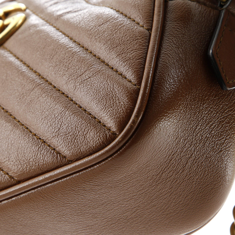 Gg Marmont Shoulder Bag Diagonal Quilted