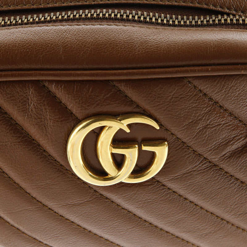 Gg Marmont Shoulder Bag Diagonal Quilted