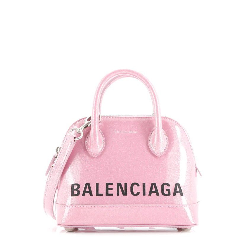 Logo Ville Bag Printed Leather Xxs