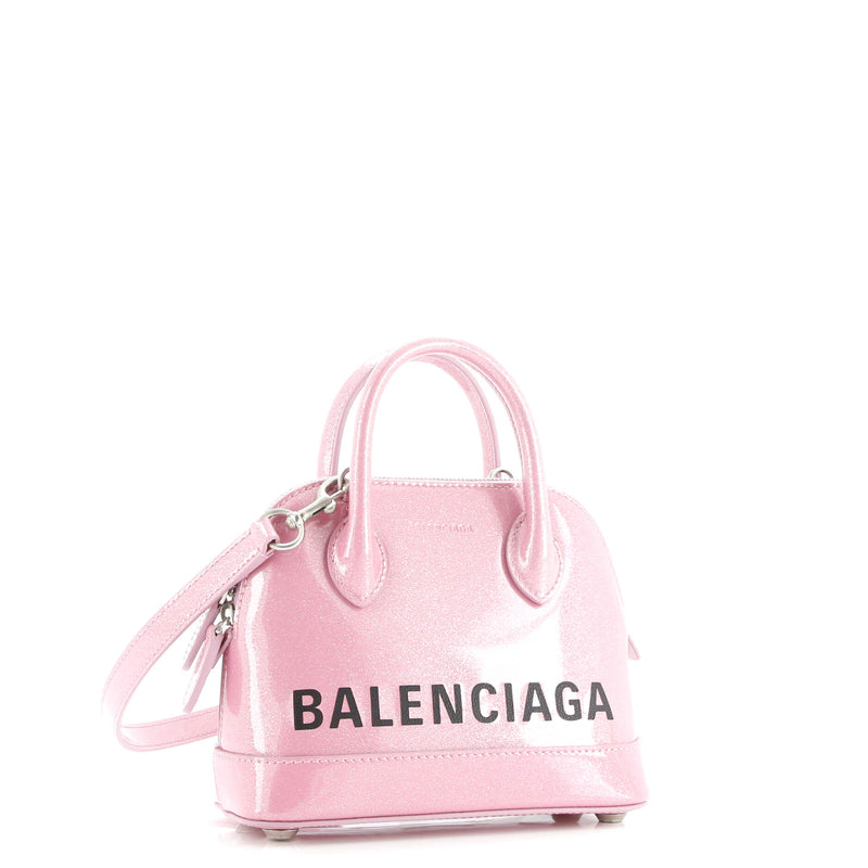 Logo Ville Bag Printed Leather Xxs