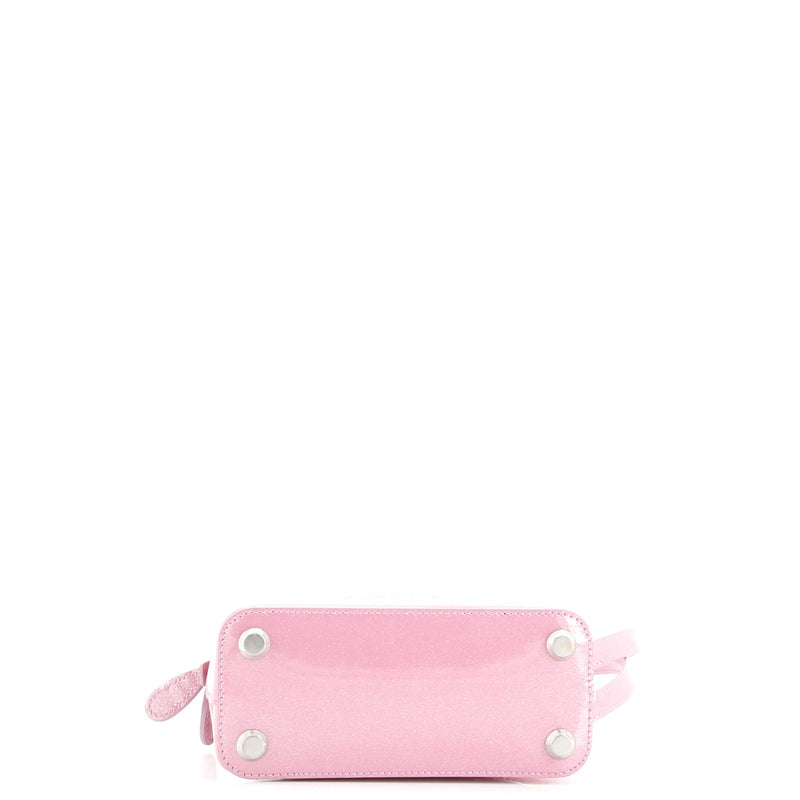 Logo Ville Bag Printed Leather Xxs