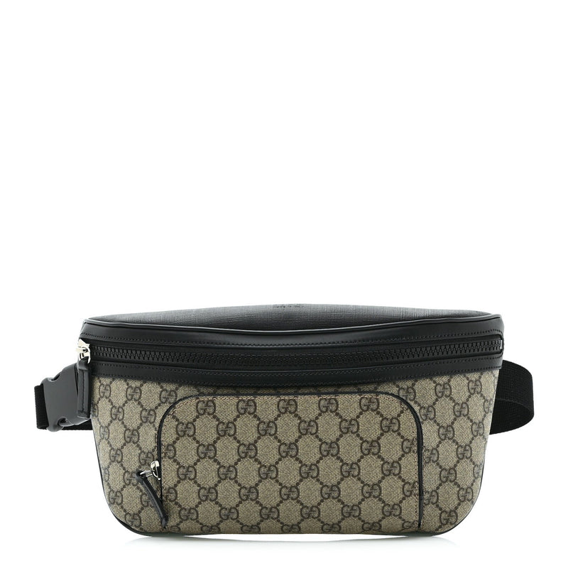 Gg Supreme Belt Bag Black
