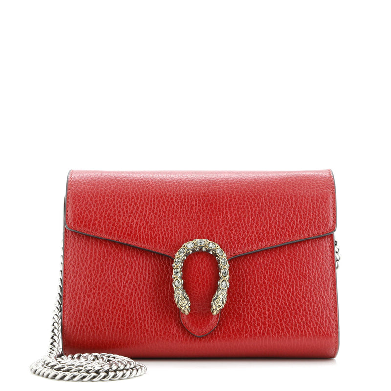 Dionysus Chain Wallet Leather With