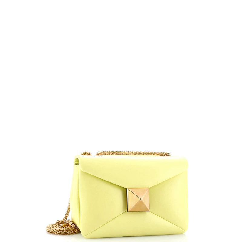 One Stud Chain Flap Bag Leather Small