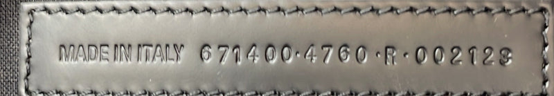 Hardware Tote Logo Printed Denim Medium