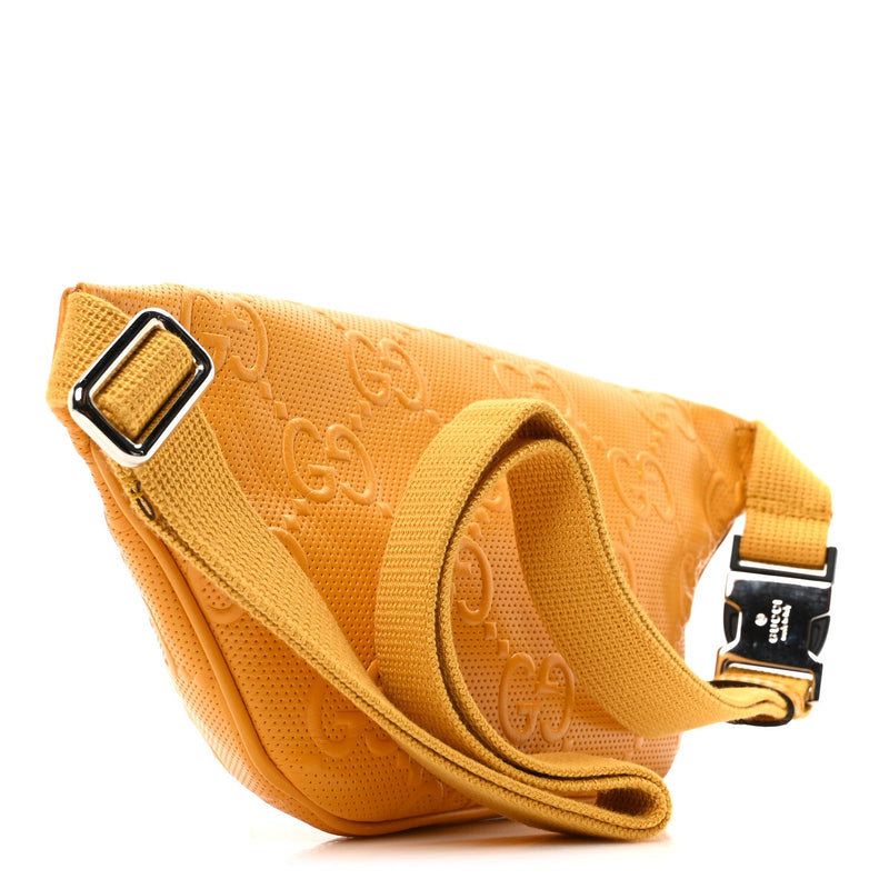 Calfskin Gg Tennis Embossed Belt Bag