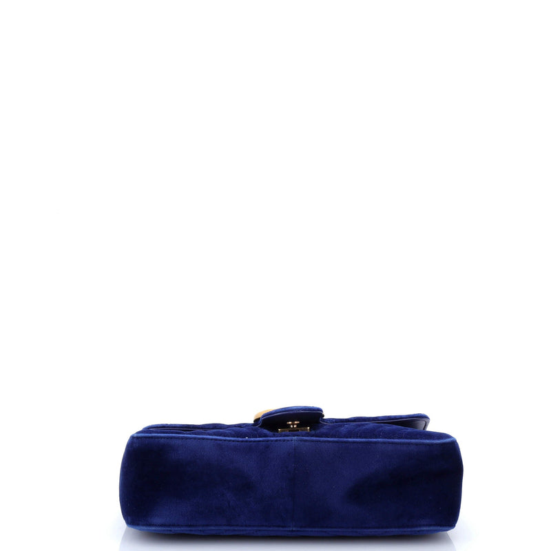 Gg Marmont Flap Bag Matelasse Velvet