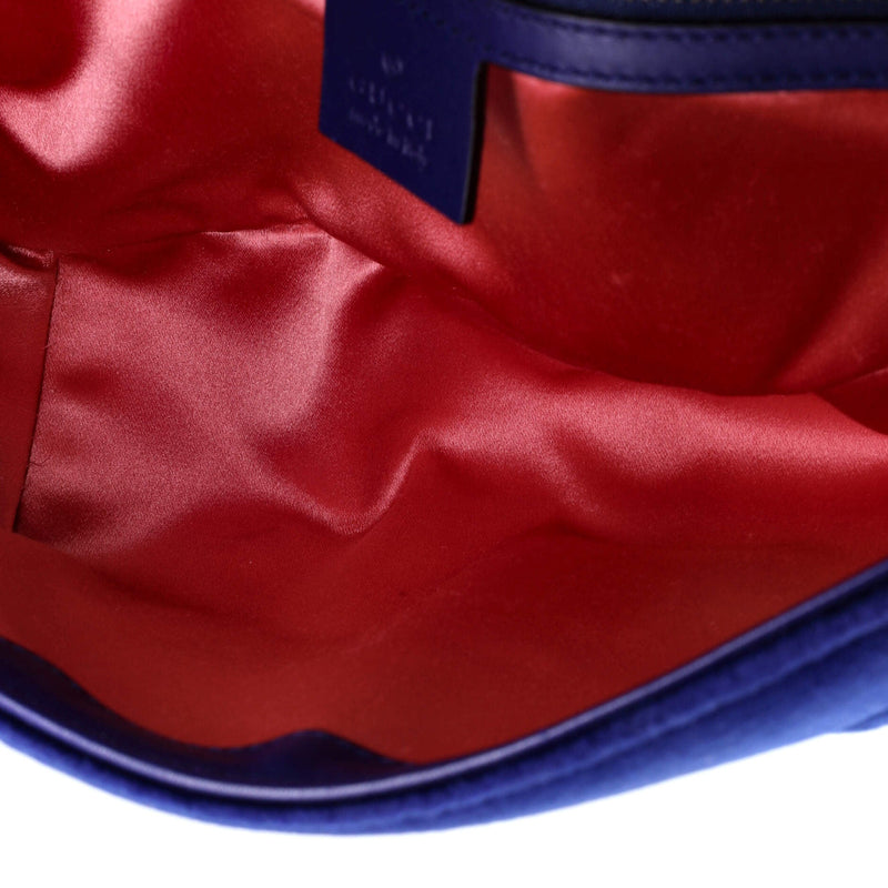 Gg Marmont Flap Bag Matelasse Velvet