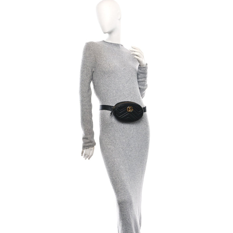 Calfskin Matelasse Gg Marmont Belt Bag