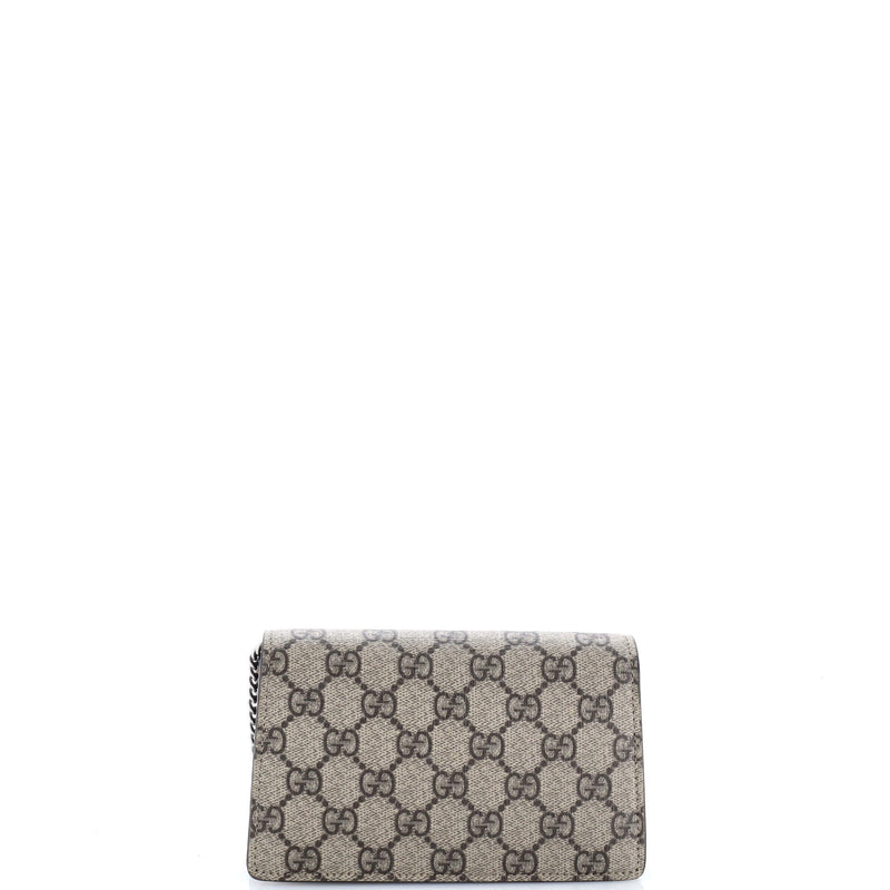 Dionysus Bag Gg Coated Canvas Super Mini