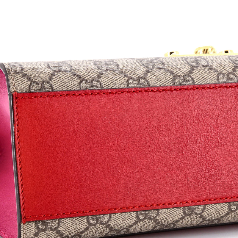 Padlock Shoulder Bag Gg Coated Canvas