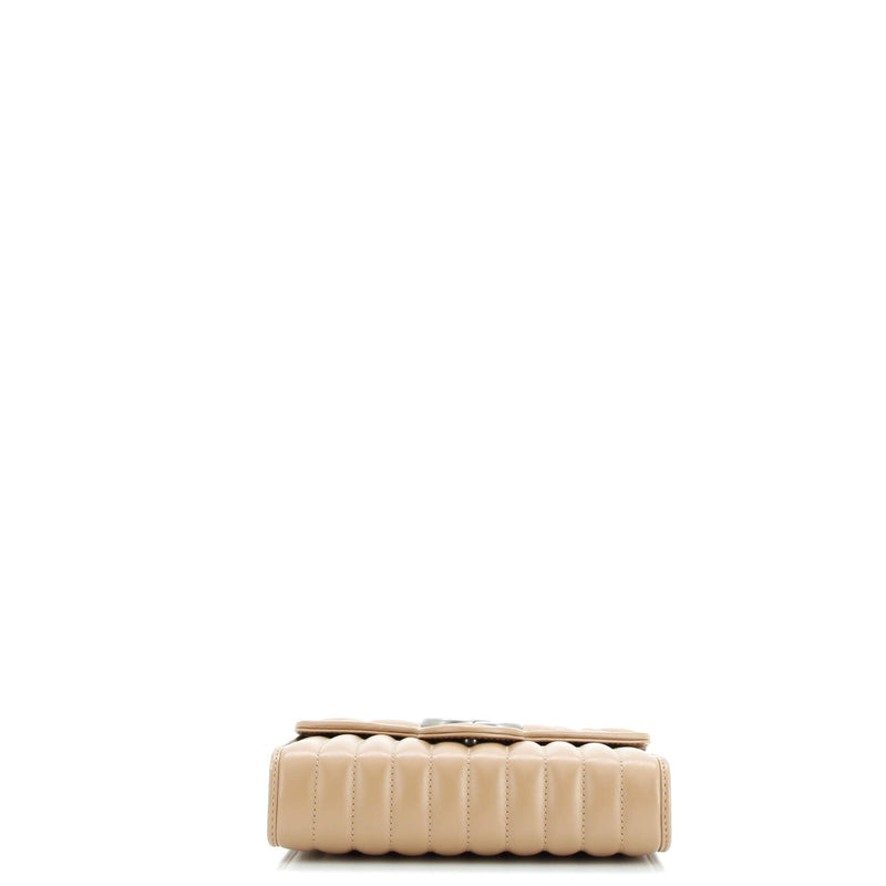 Gg Marmont Chain Wallet Mixed Matelasse