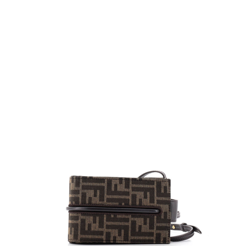 Logo Phone Holder Bag Zucca Canvas