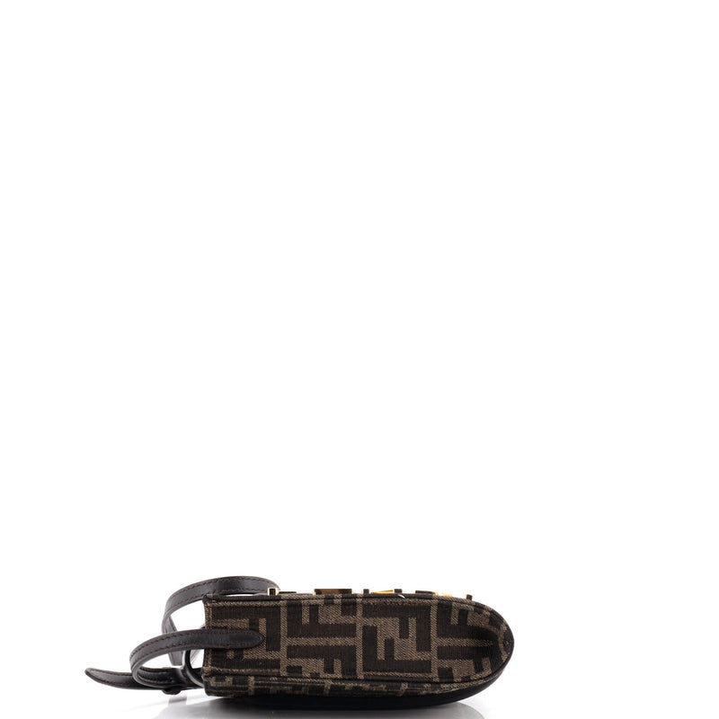 Logo Phone Holder Bag Zucca Canvas