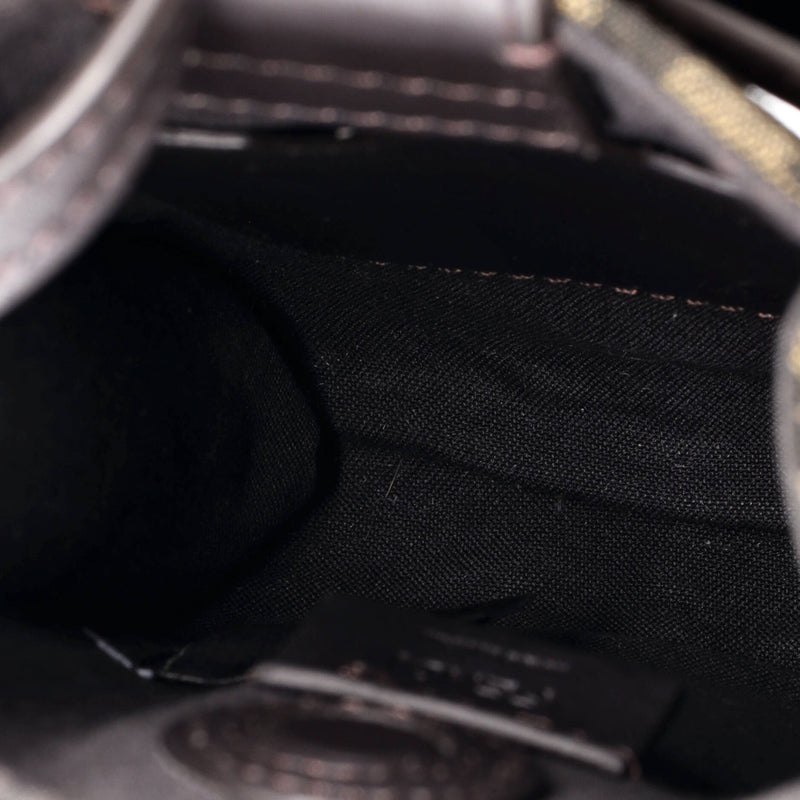 Logo Phone Holder Bag Zucca Canvas