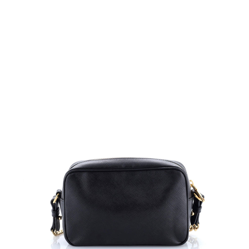 Chain Camera Bag Saffiano Leather Small