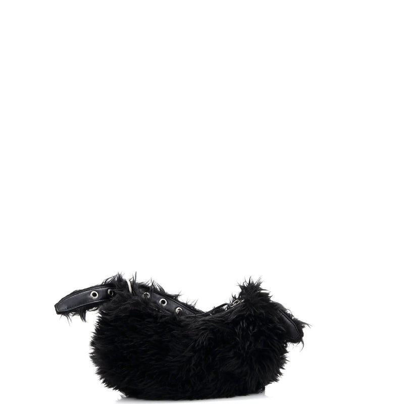 Le Cagole Giant Studs Shoulder Bag Faux