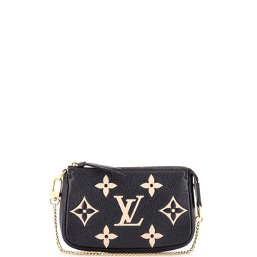 Pochette Accessoires Bicolor Empreinte