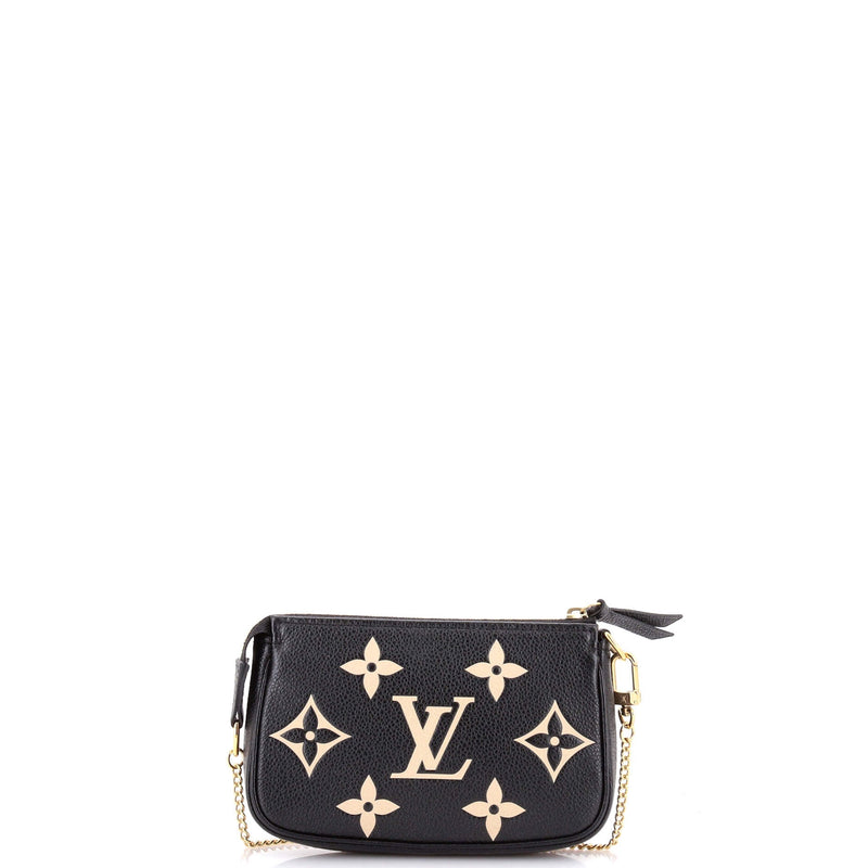 Pochette Accessoires Bicolor Empreinte