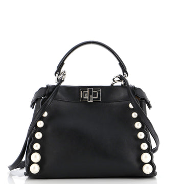Fendi Peekaboo Bag Pearl Embellished