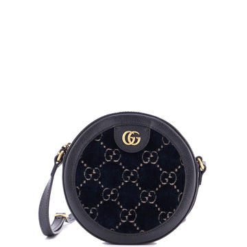 Ophidia Round Shoulder Bag Gg Velvet