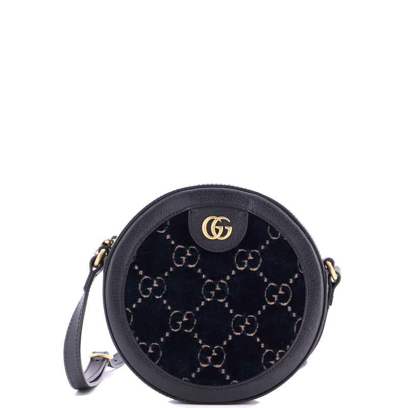 Ophidia Round Shoulder Bag Gg Velvet