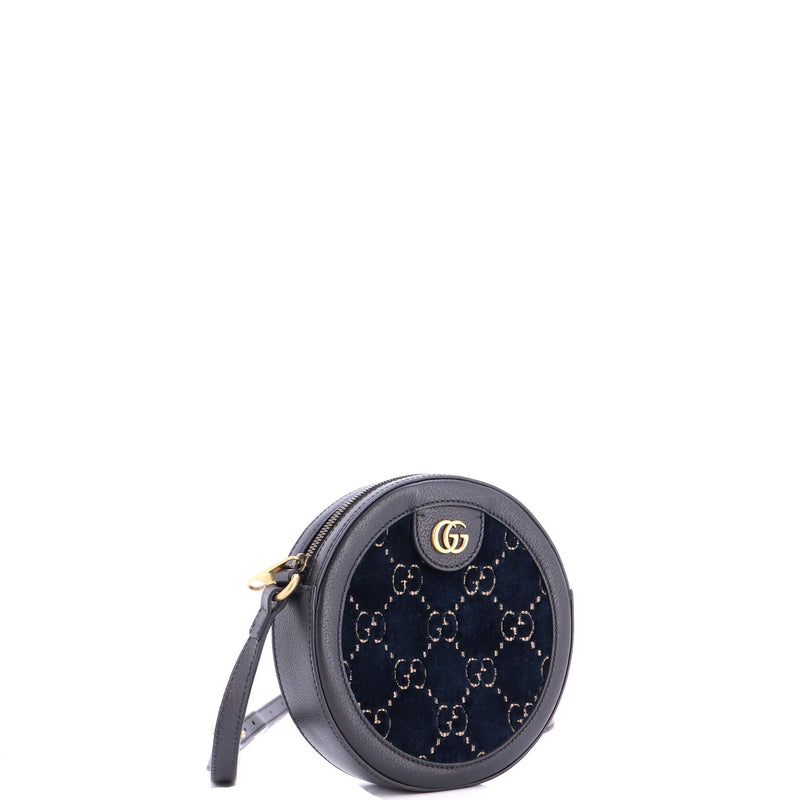Ophidia Round Shoulder Bag Gg Velvet