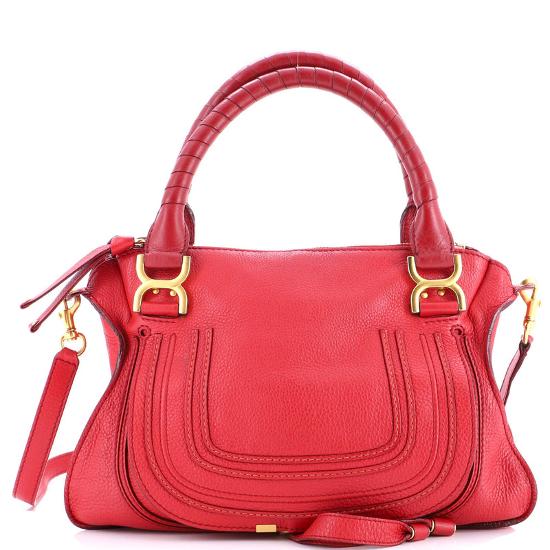 Marcie Satchel Leather Medium