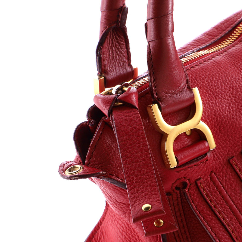 Marcie Satchel Leather Medium