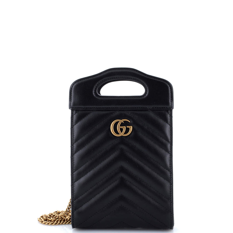 Gg Marmont Top Handle Convertible Chain