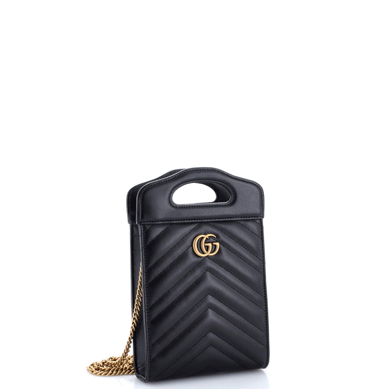 Gg Marmont Top Handle Convertible Chain