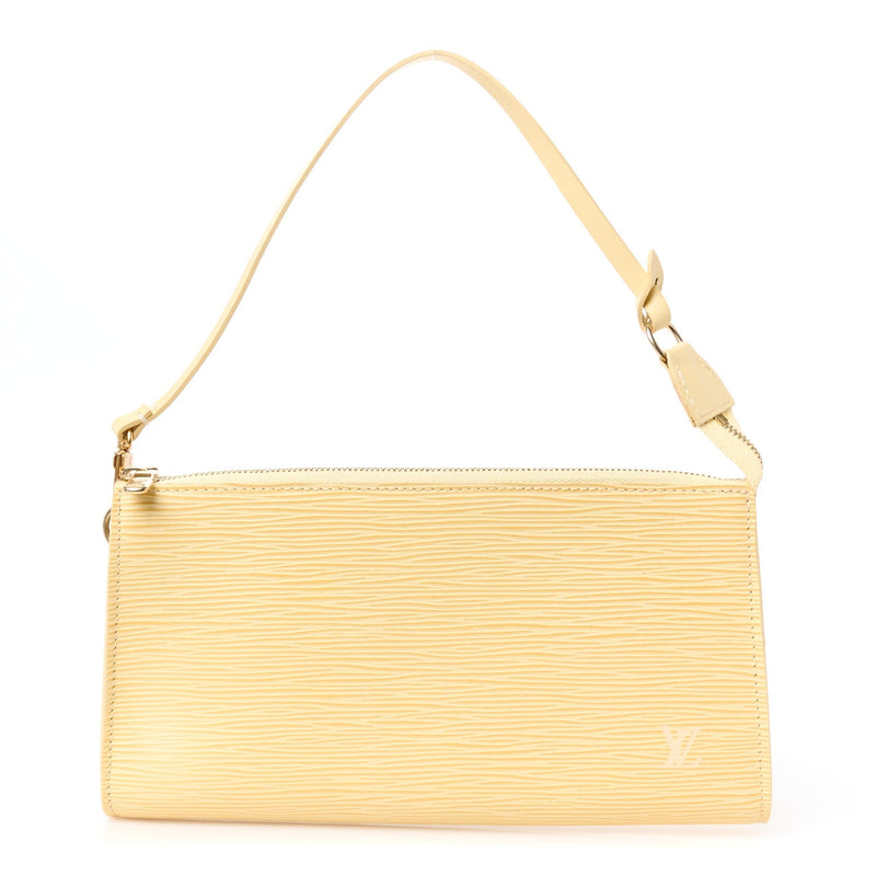 Epi Pochette Accessories 24 Vanilla