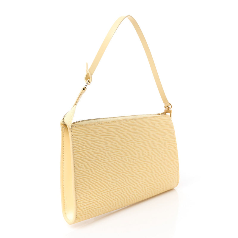Epi Pochette Accessories 24 Vanilla