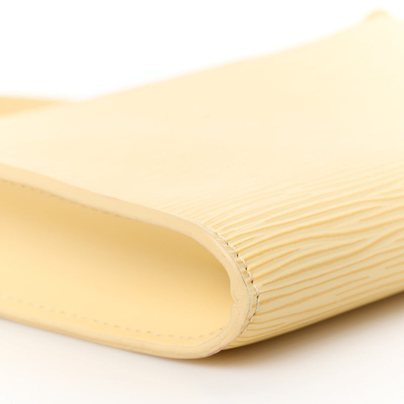 Epi Pochette Accessories 24 Vanilla