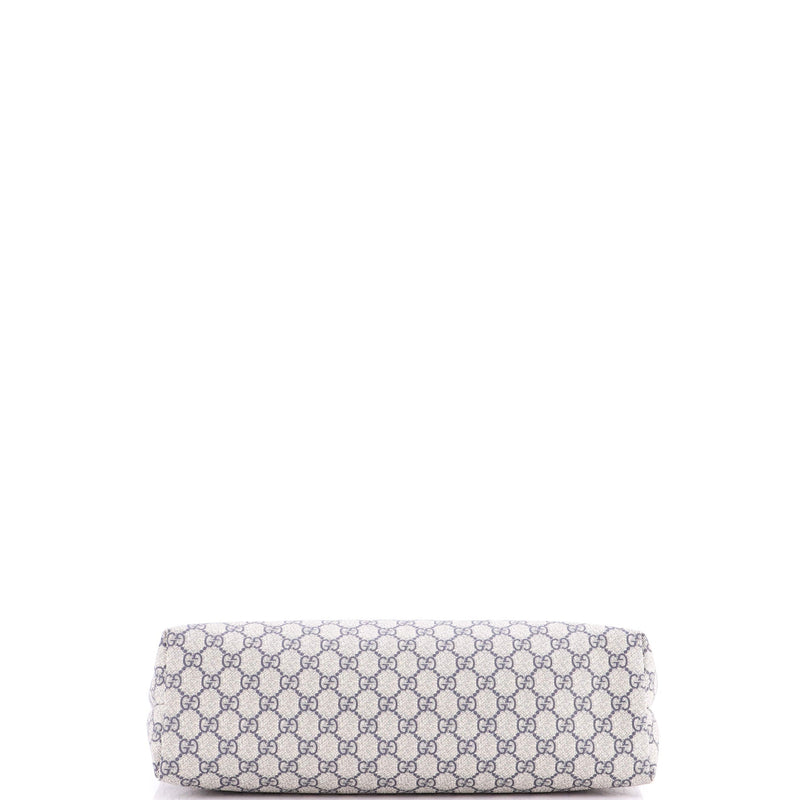 Plus Tote Gg Coated Canvas With Leather