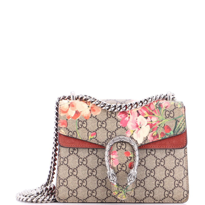 Dionysus Bag Blooms Print Gg Coated