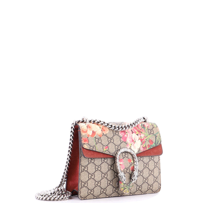 Dionysus Bag Blooms Print Gg Coated