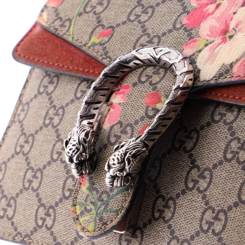 Dionysus Bag Blooms Print Gg Coated